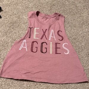 Texas Aggies Women's Pink Tank Top